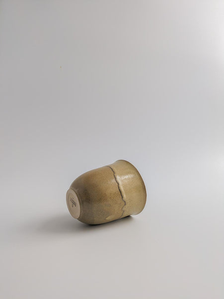 Keramikbecher small  - goldbraun
