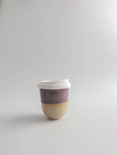 Keramikbecher small  - violett hell