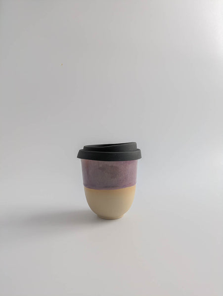 Keramikbecher small  - violett hell