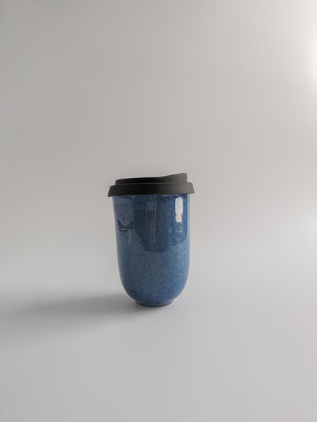 Keramikbecher large - indigoblau
